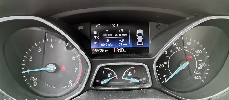 Ford Focus cena 39900 przebieg: 65100, rok produkcji 2017 z Kisielice małe 211